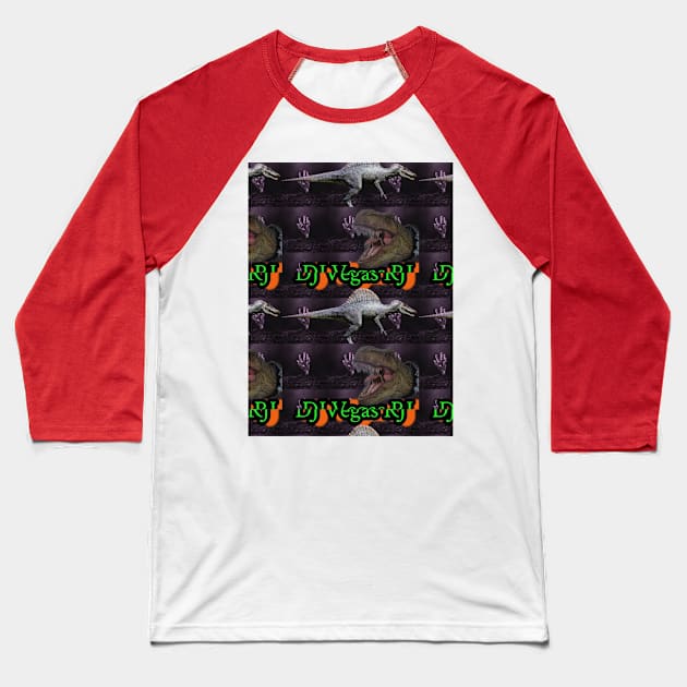 DJ Vegas RJ Baseball T-Shirt by DJVegasRJ